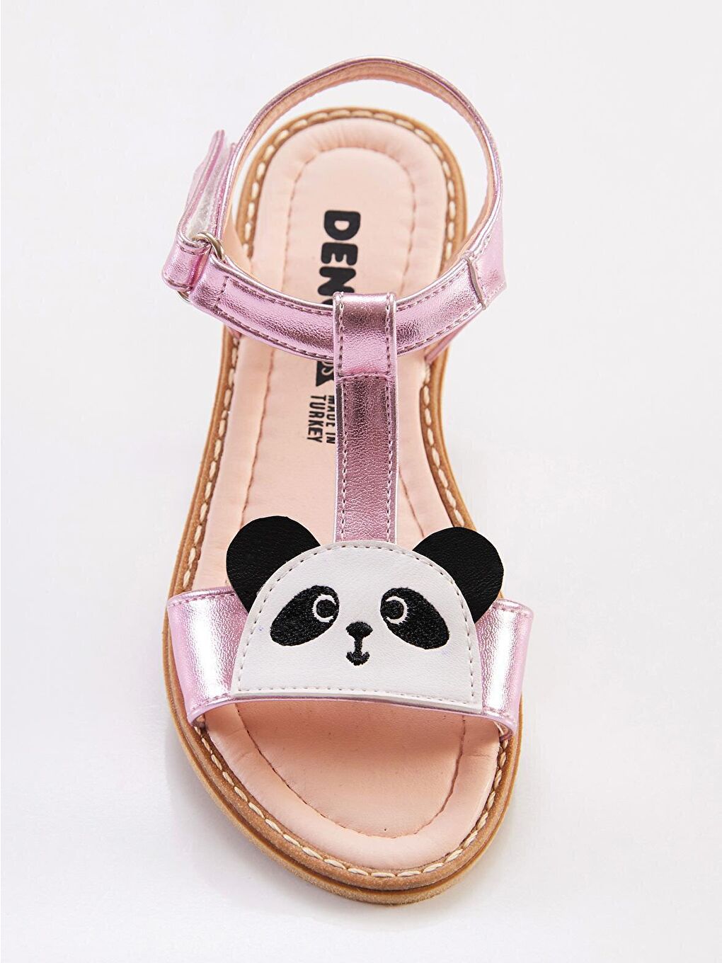 Denokids Pembe Panda Kız Çocuk Sandalet - 1