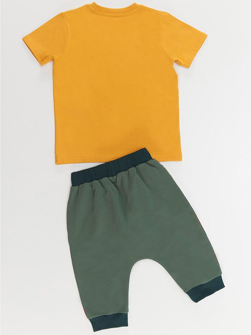 Karışık Monster Truck Erkek Çocuk Tişört Kapri Takım-3