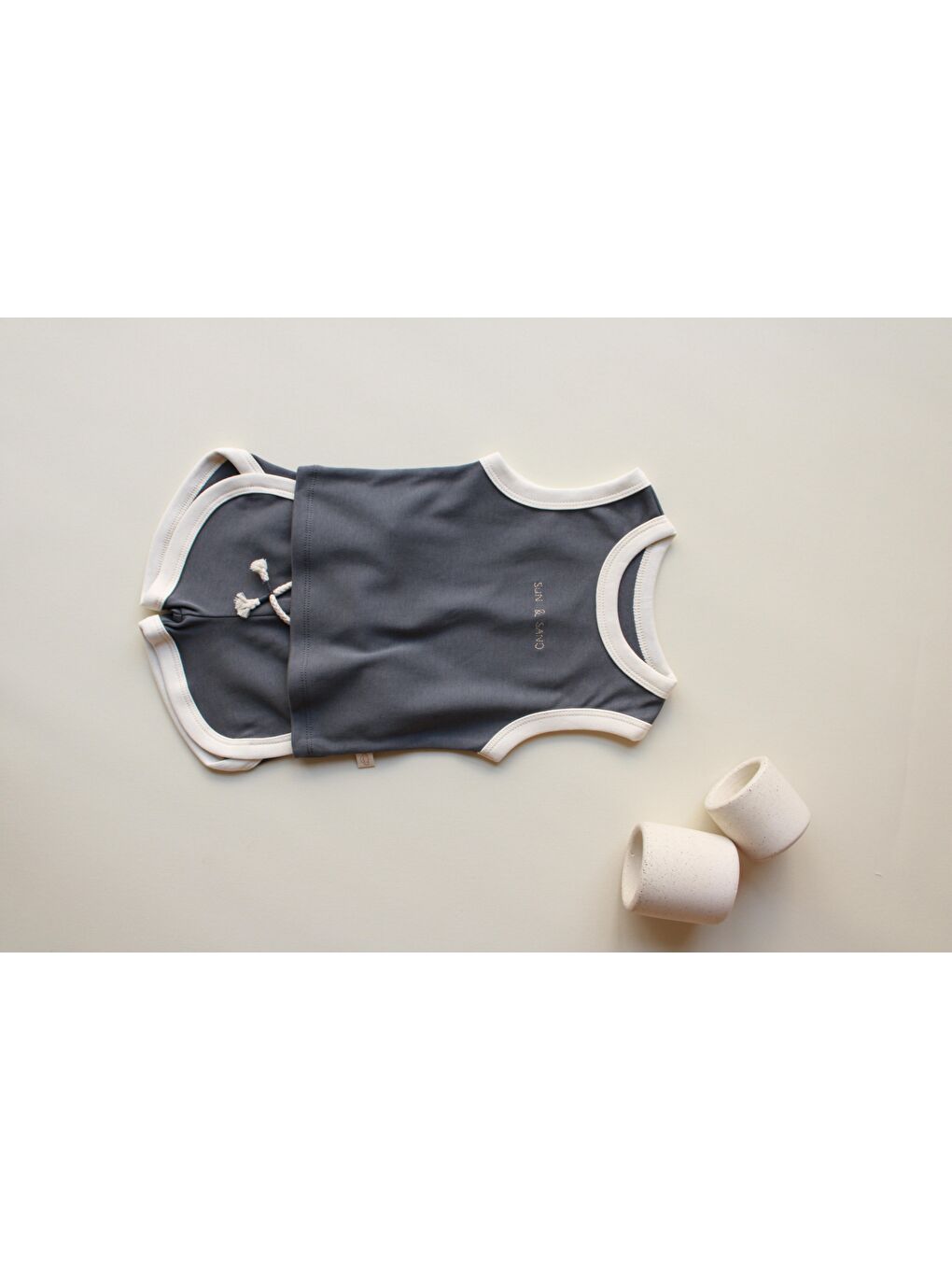Gri Antrasit Unisex Atlet Şort Takım-6