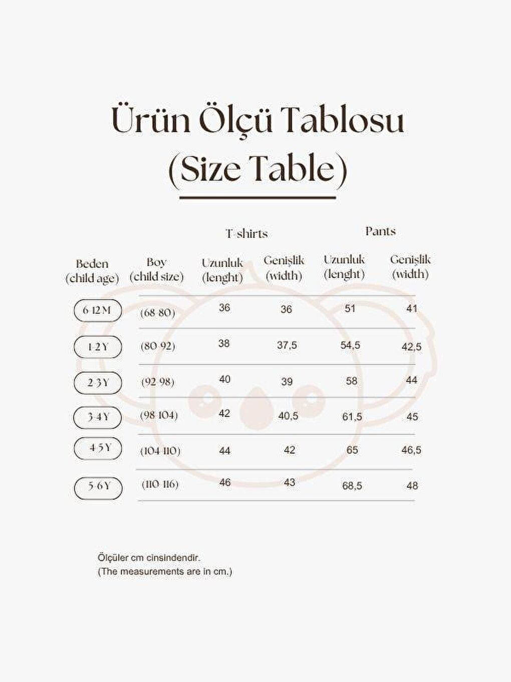 Bej Limon Baskılı T-shirt Müslin Pantolon Takım-4