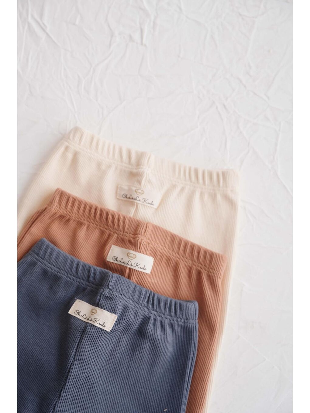 Kahverengi 3Lü Bebek Kaşkorse Tayt Model 4-7