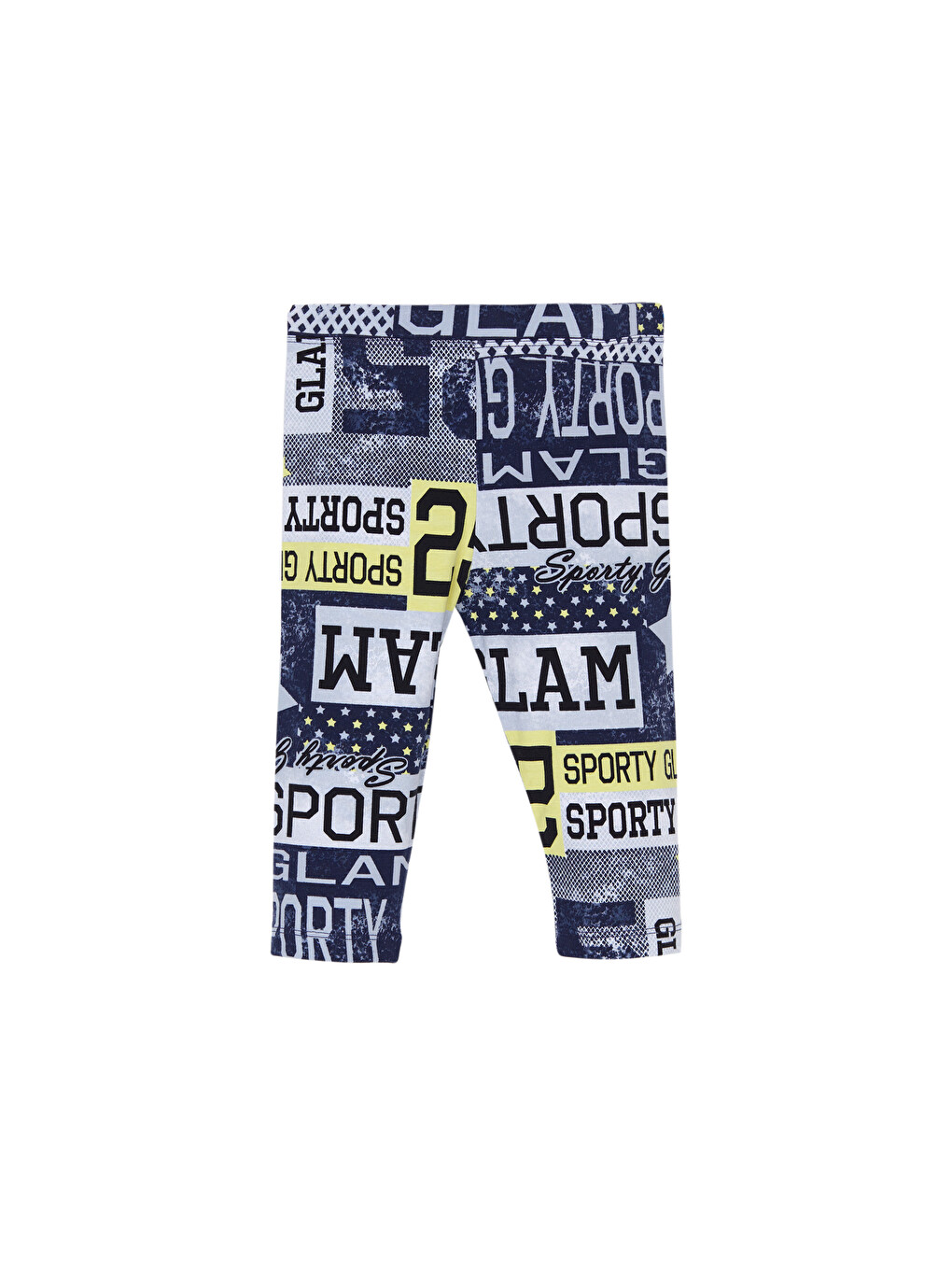Karışık Kız Çocuk Sporty Glam Desen Kapri