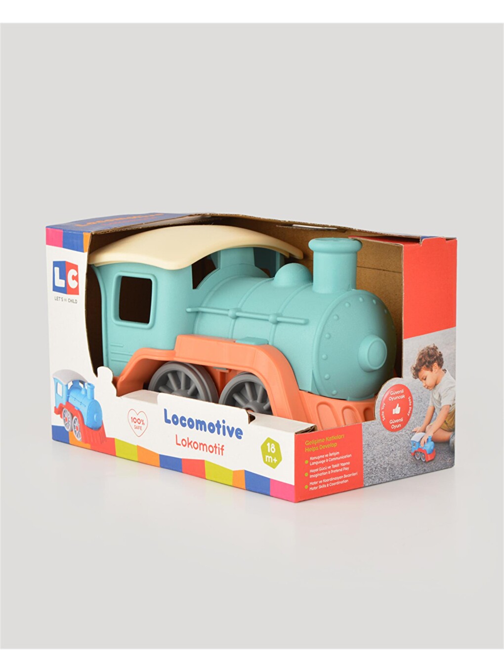 Somon Oyuncak Tren Lokomotif-4