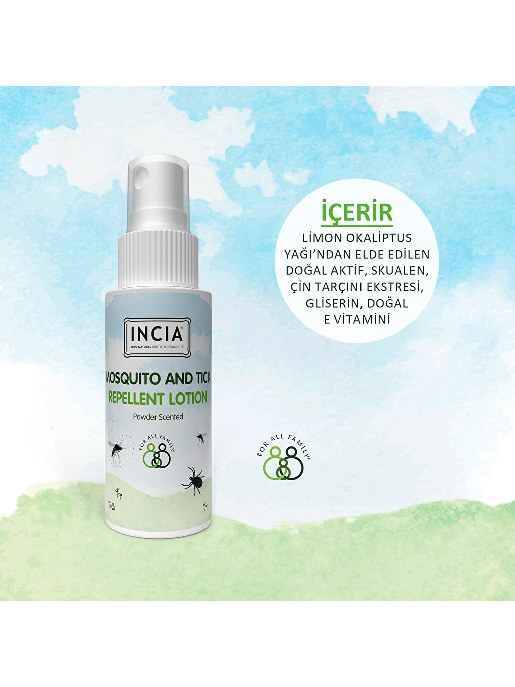 Sivrisinek Ve Kene Kovucu Sprey Losyon Seyahat Boy 50ml-3