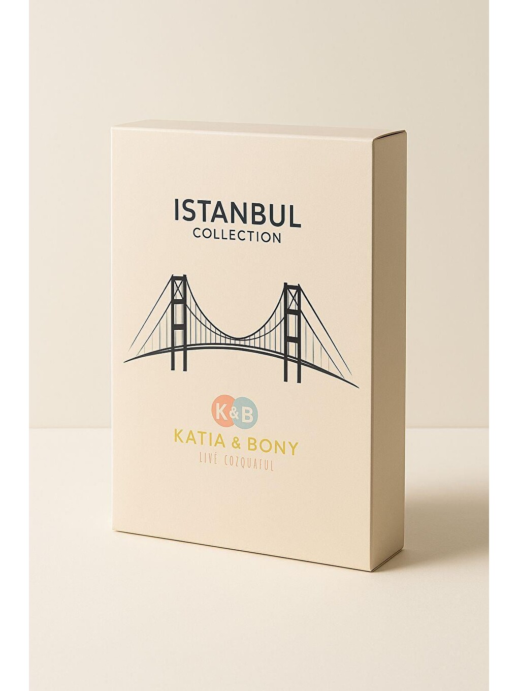 Erkek İstanbul Serisi Boğaz Köprüsü Desenli Premium Kutulu Pijama Takımı Mavi-2