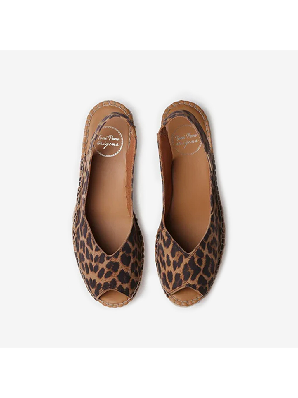 Karışık Kadın Leopar Desenli Sandalet-2