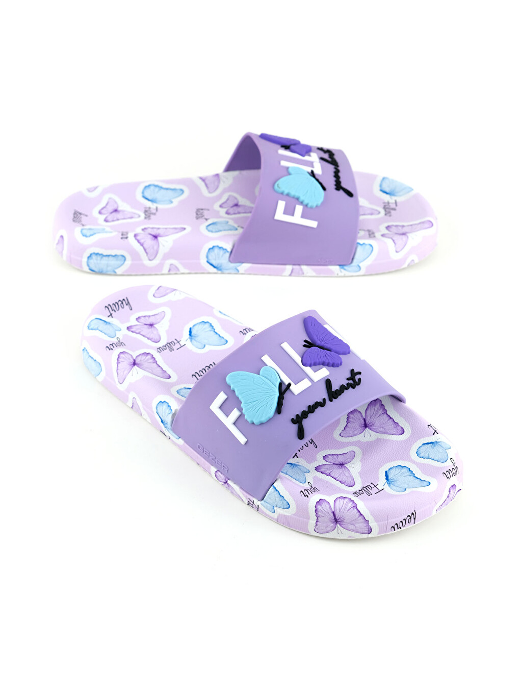 Lila Kadın Yazlık Pu Rahat Taban Ev Banyo Havuz Plaj Terlik-1