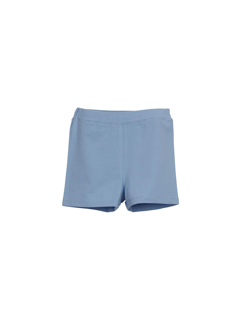 Koyu Mavi Kız Çocuk Düz Basıc Dans Şortu