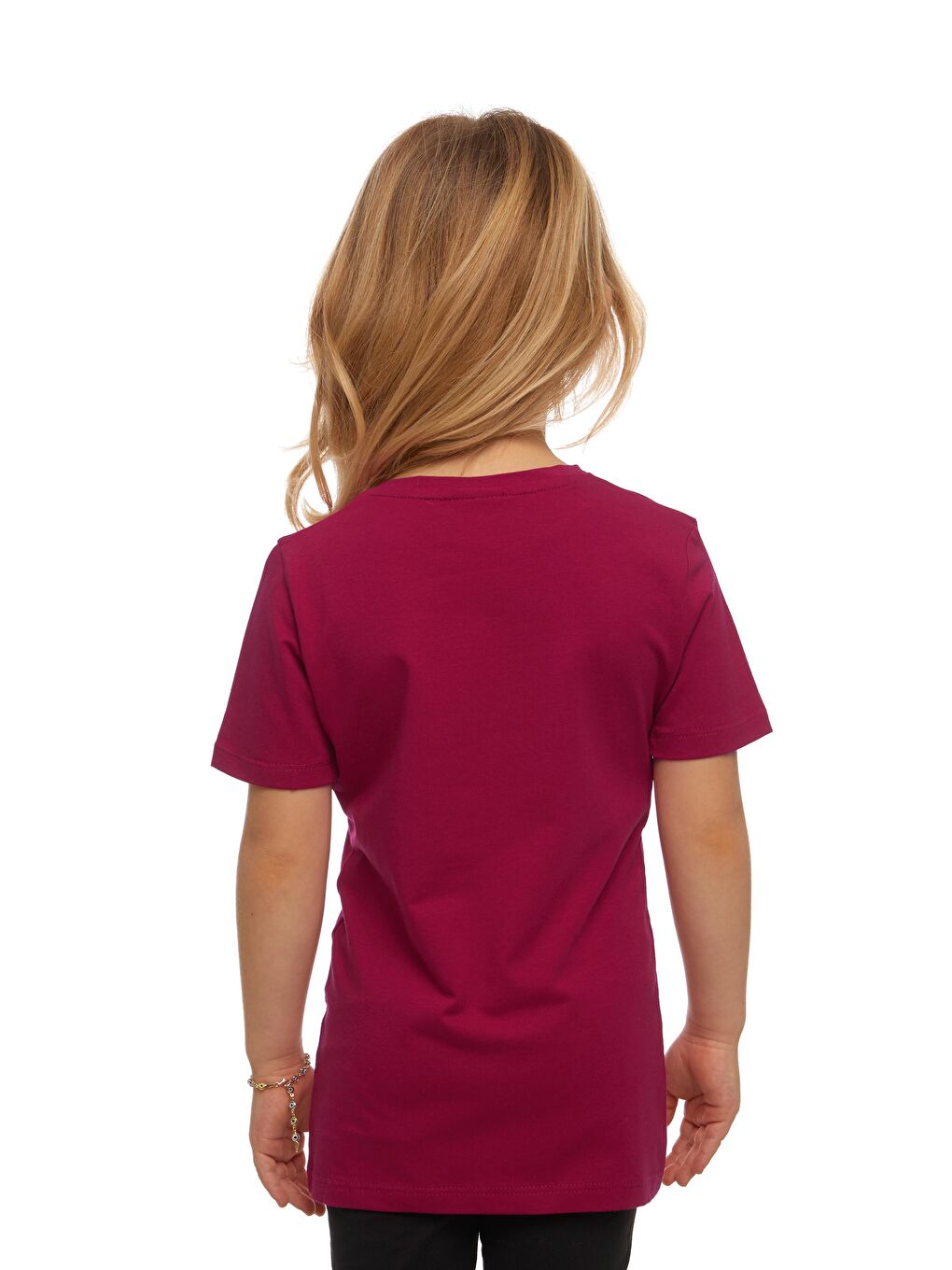 Mürdüm Unısex Sıfır Yaka Kısa Kollu Tişört-2