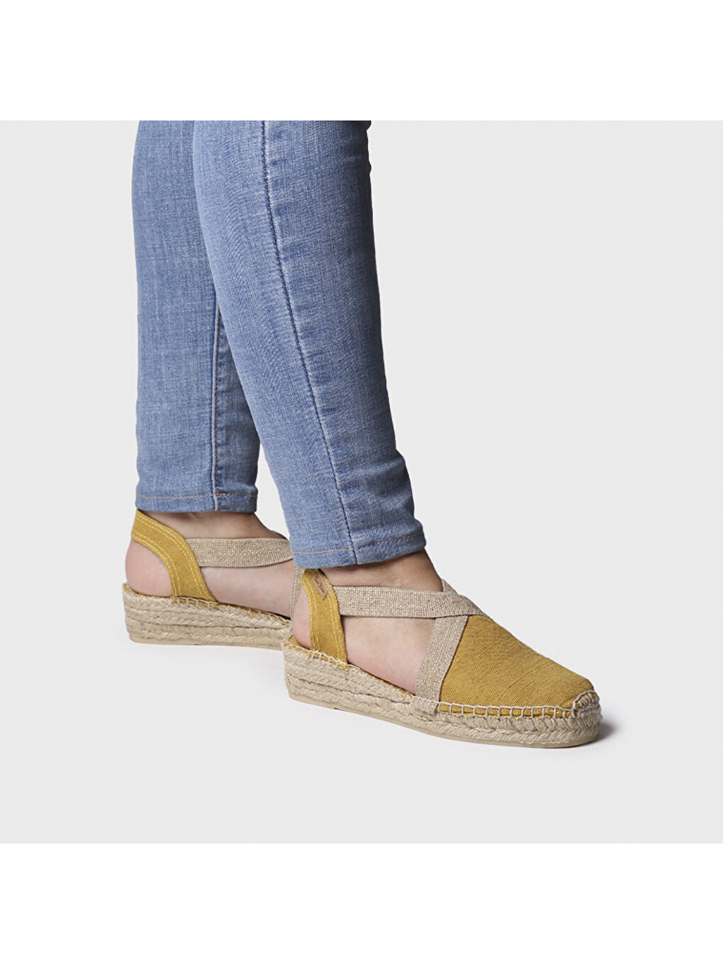 Beyaz Kadın Espadril Verdi-v Ocher-3