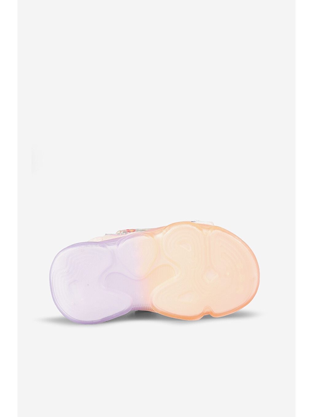 Pembe Can Işıklı Kız Bebek Pudra Sandalet-4