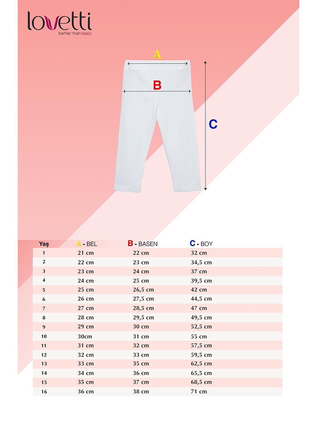 Açık Bej Melanj Kız Çocuk Düz Basıc Diz Altı Kapri-1