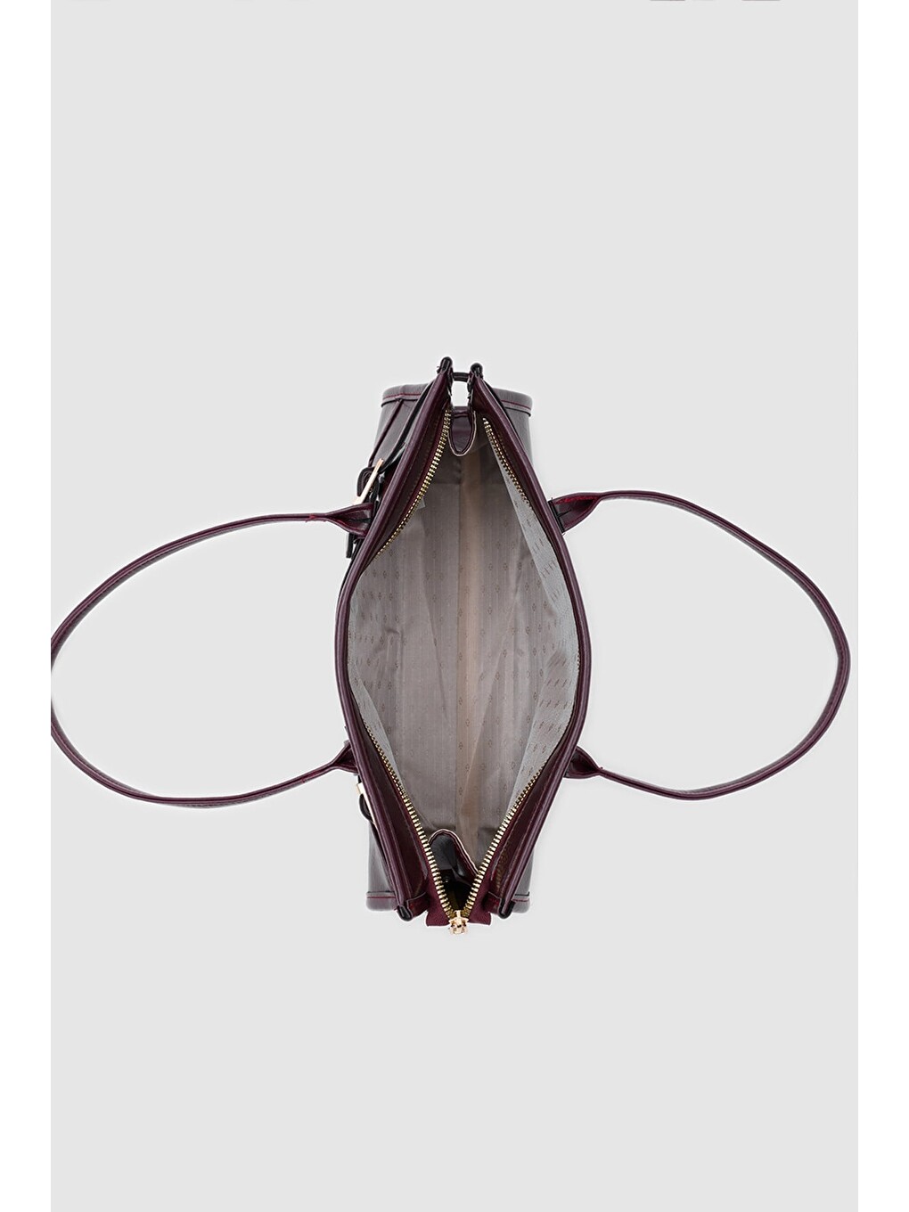 Enyola Vintage Baget Çanta Mürdüm-5