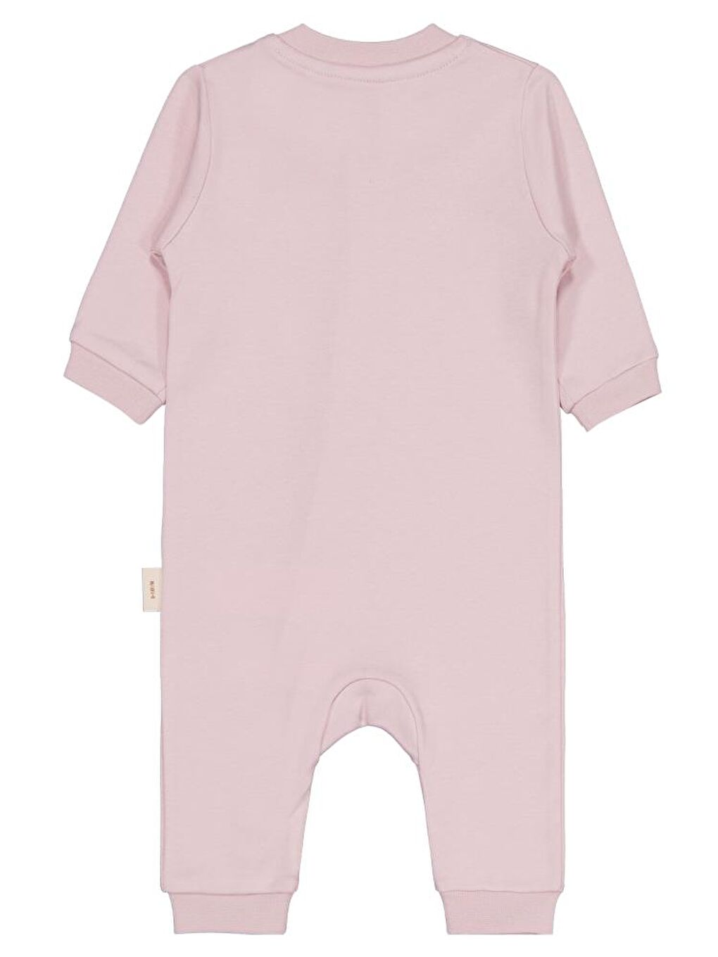 Baby Organik Pamuklu Fermuarlı 0-6 Ay Tulum - Pembe 0-1 Ay-2