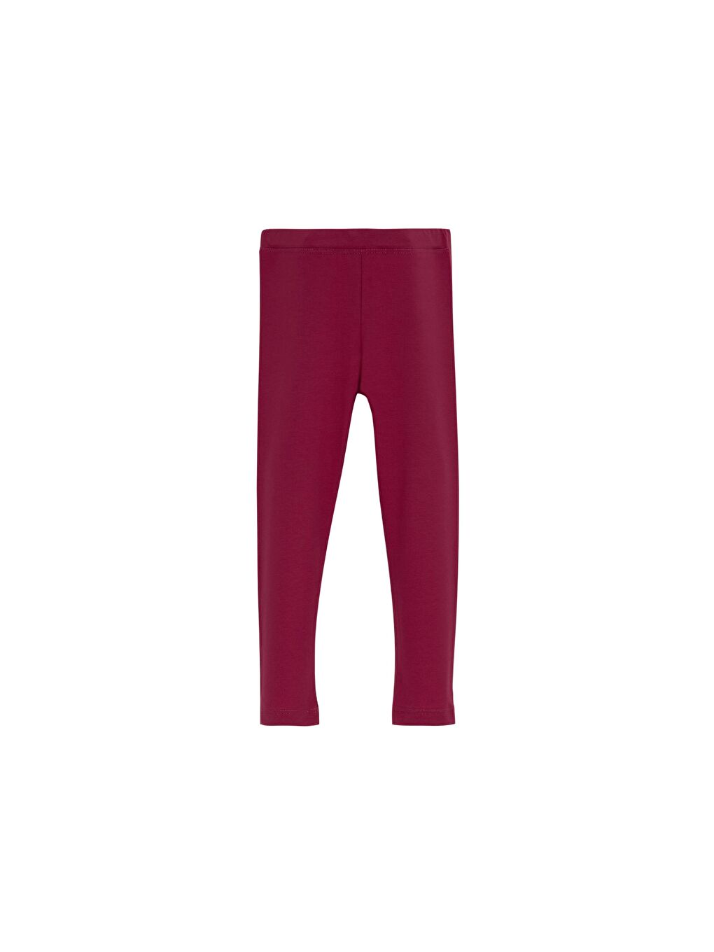 Mürdüm Kız Çocuk Tam Boy Düz Basıc Tayt