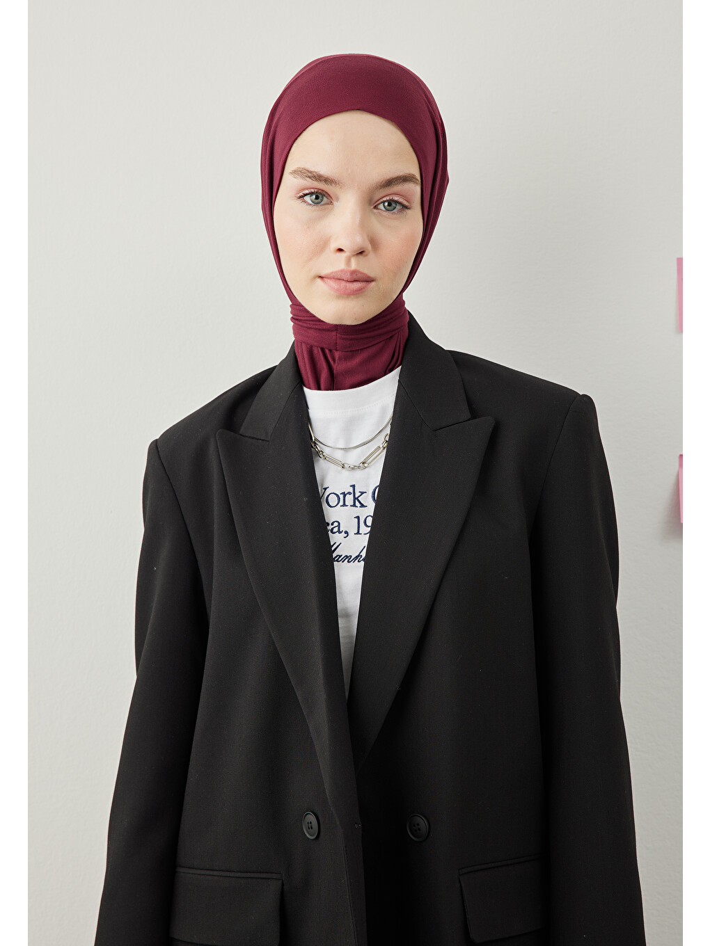 Athletic Hijab Bordo-2