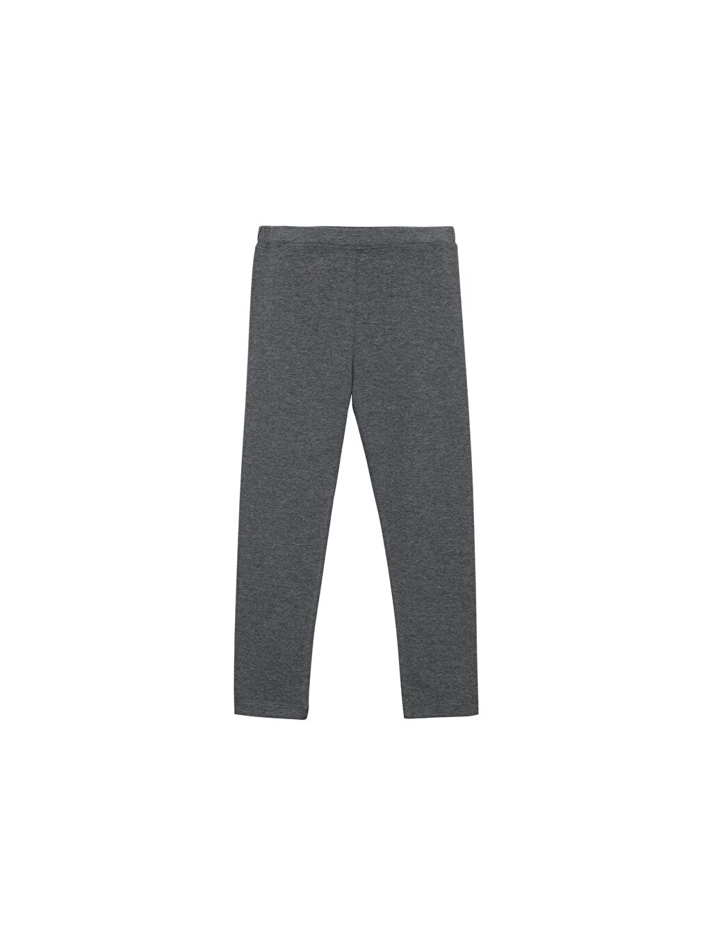 Gri 5 Kız Çocuk Tam Boy Düz Basıc Tayt