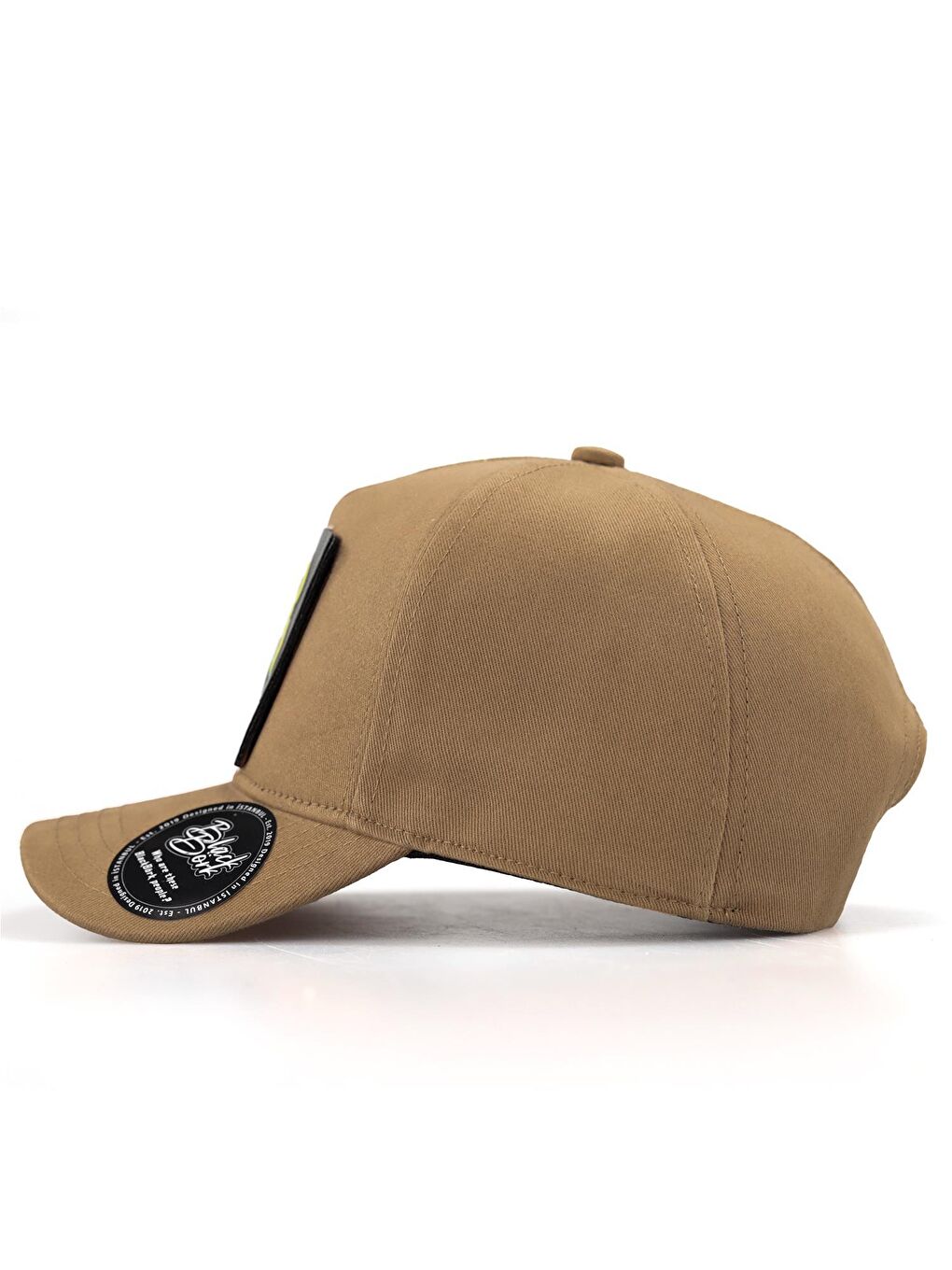 BlackBörk Karamel V1 Baseball Kurukafa - 2 Kod Logolu Unisex Vizon Şapka (Cap) - 2