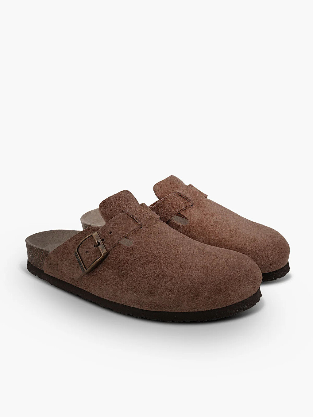 Kahverengi Erkek Terlik G105785 Rıva Velourterra-2