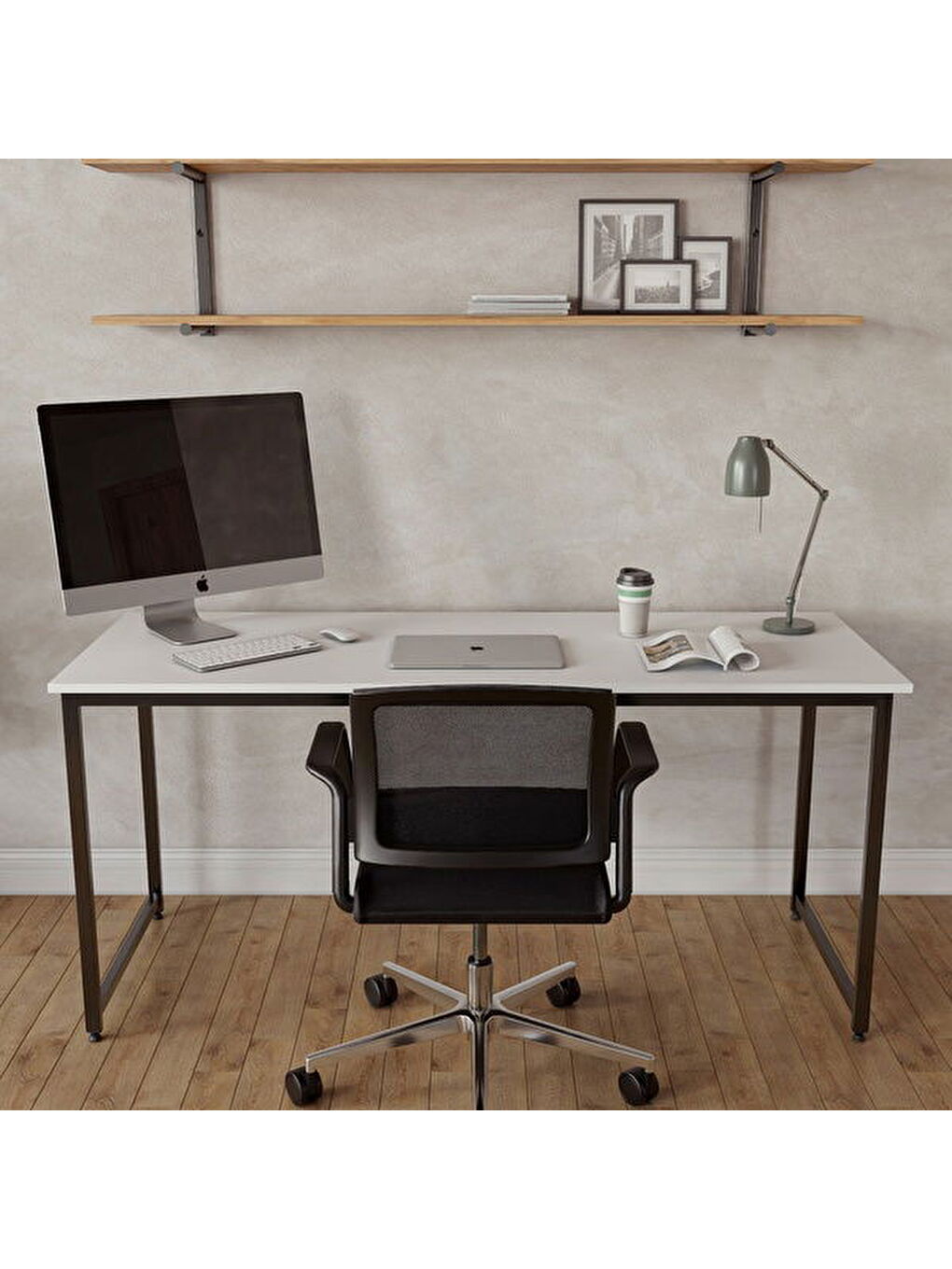 Çalışma Masası - Beyaz - 160 cm-8