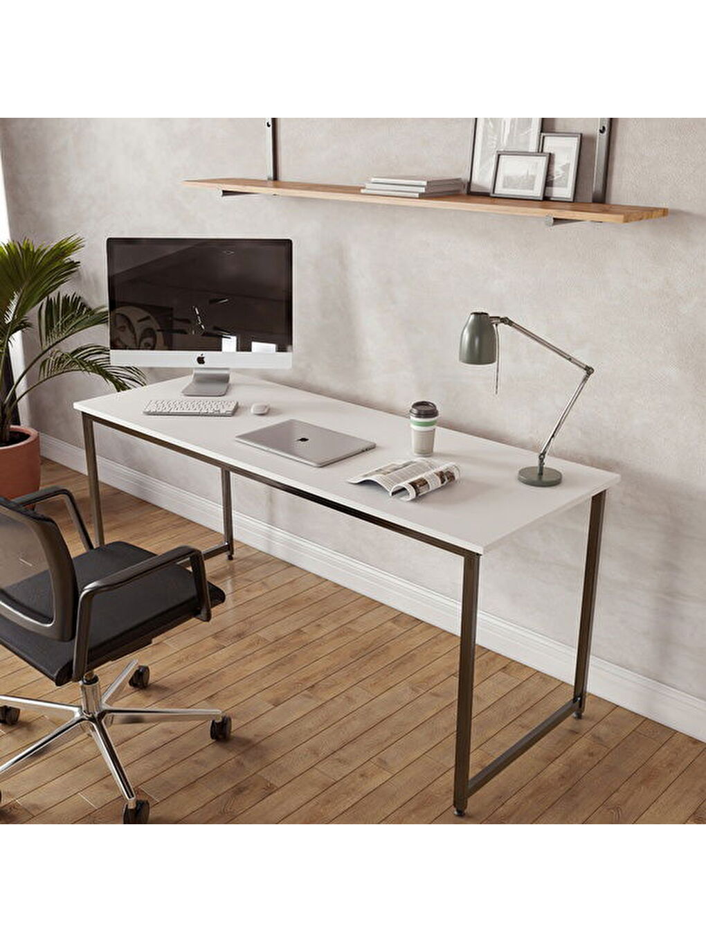 Çalışma Masası - Beyaz - 160 cm-9