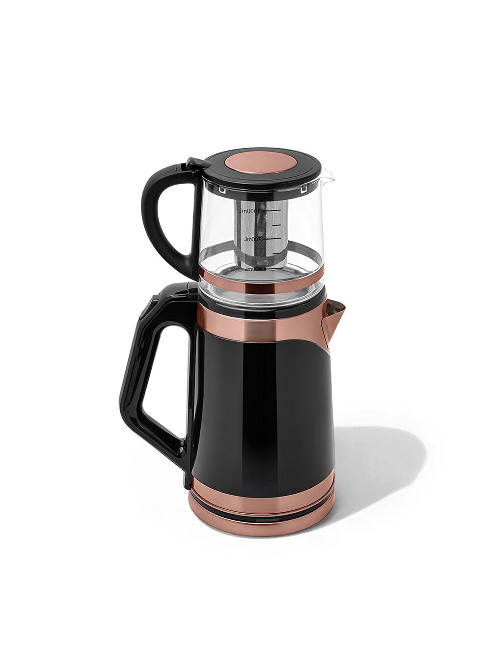 Any Morning 1 L Cam Demlikli 2 L Çelik Su Isıtıcılı Çay Makinesi DE23203SX