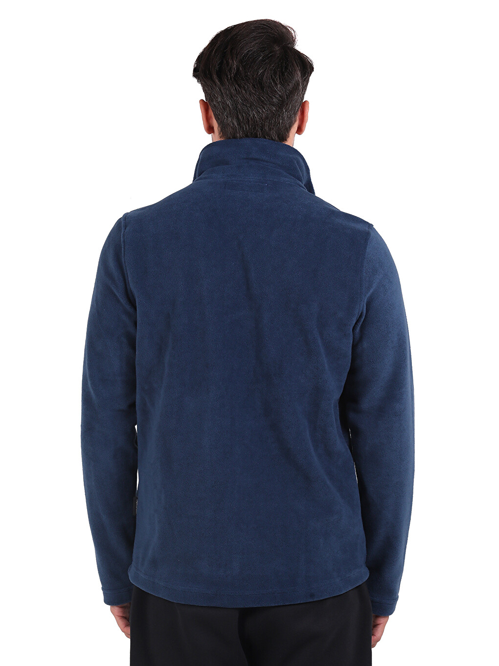 Petrol Erkek Termo Polar Fermuarlı Sweatshirt-2