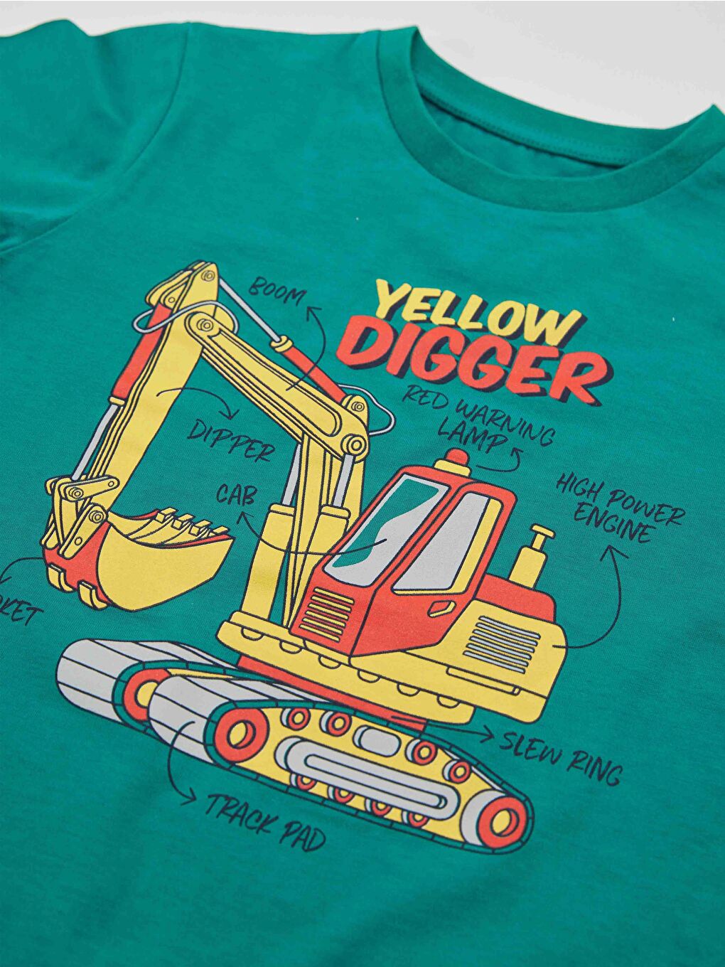 MSHB&G Karışık Yellow Digger Erkek Çocuk Tişört Kapri Şort Takım - 4