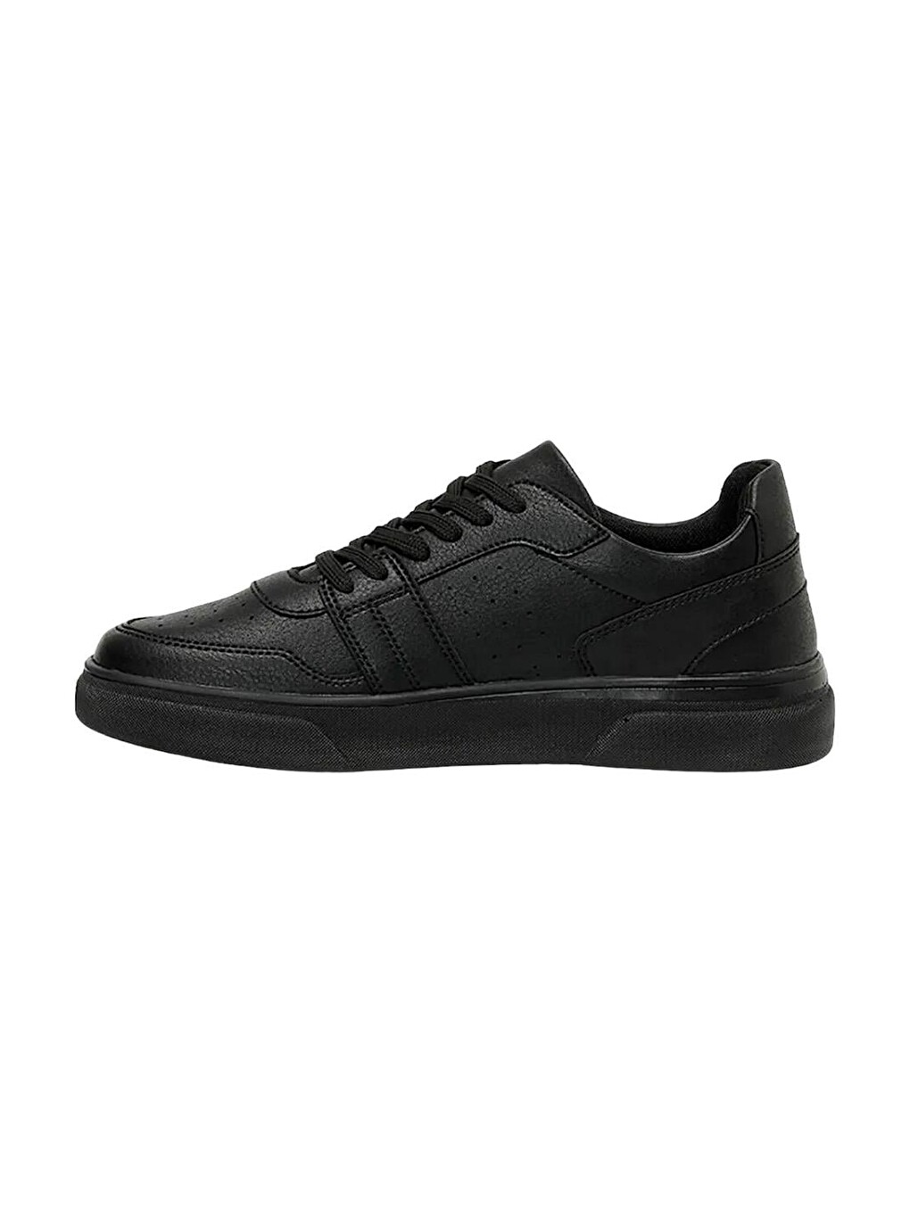 Erkek Spor Sneaker Ayakkabı Siyah-5