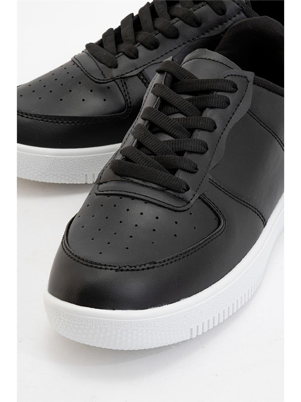 Unisex Spor Sneaker Ayakkabı Siyah-beyaz-2