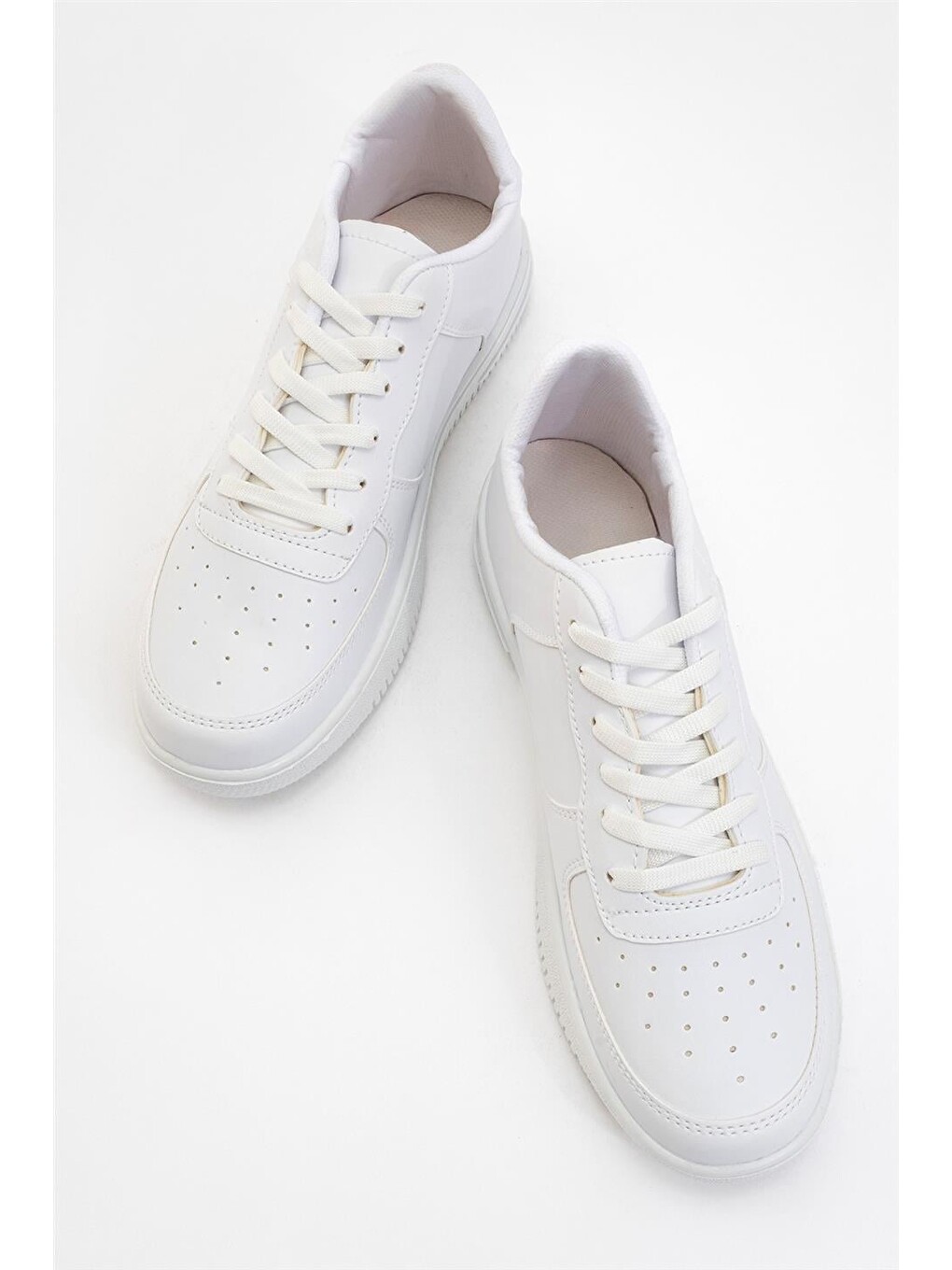 Unisex Spor Sneaker Ayakkabı Beyaz-4