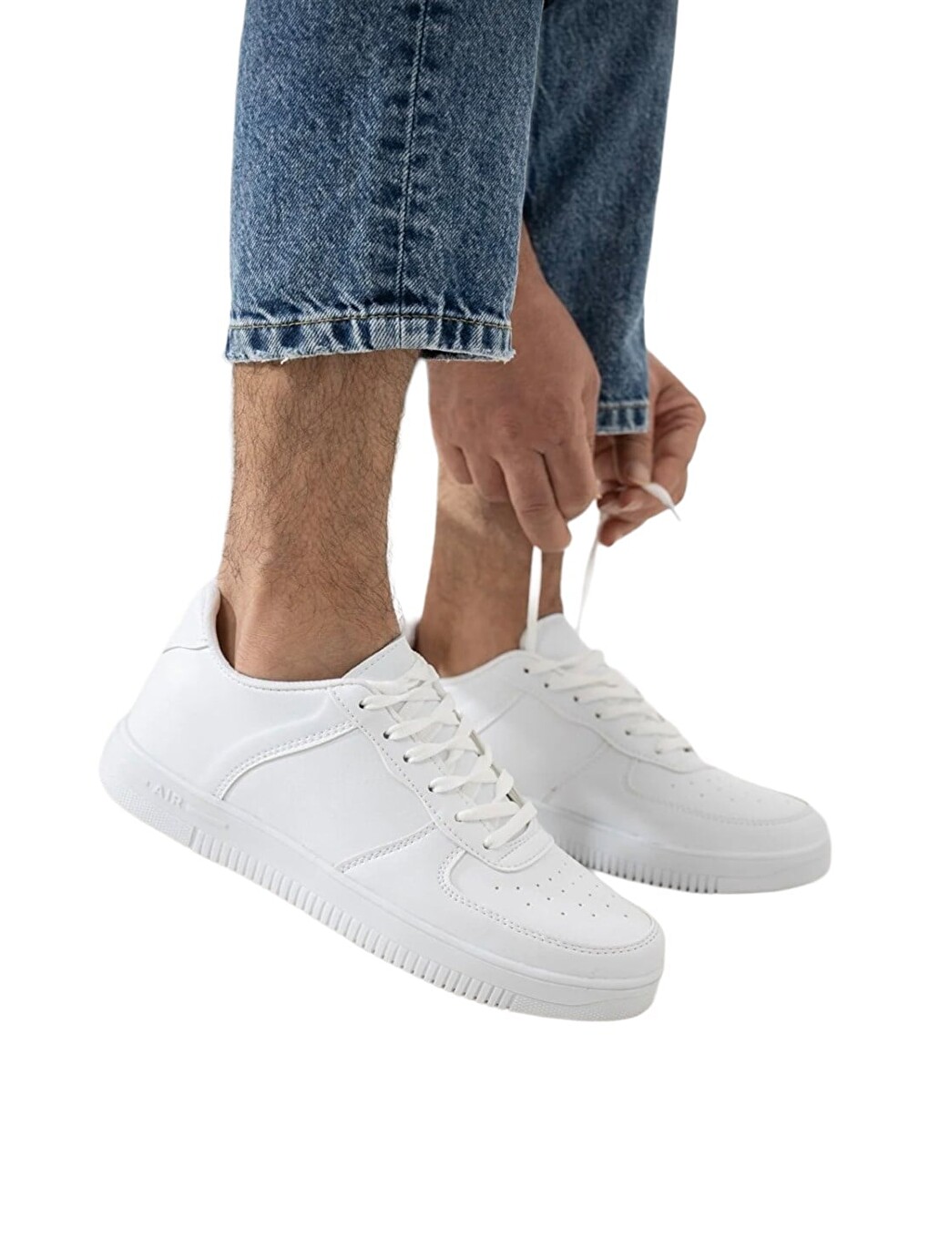 Unisex Spor Sneaker Ayakkabı Beyaz-8