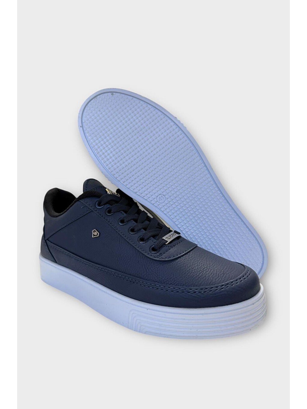 Erkek Günlük Yumuşak İç Astarlı Sneaker Spor Ayakkabı Lacivert-4