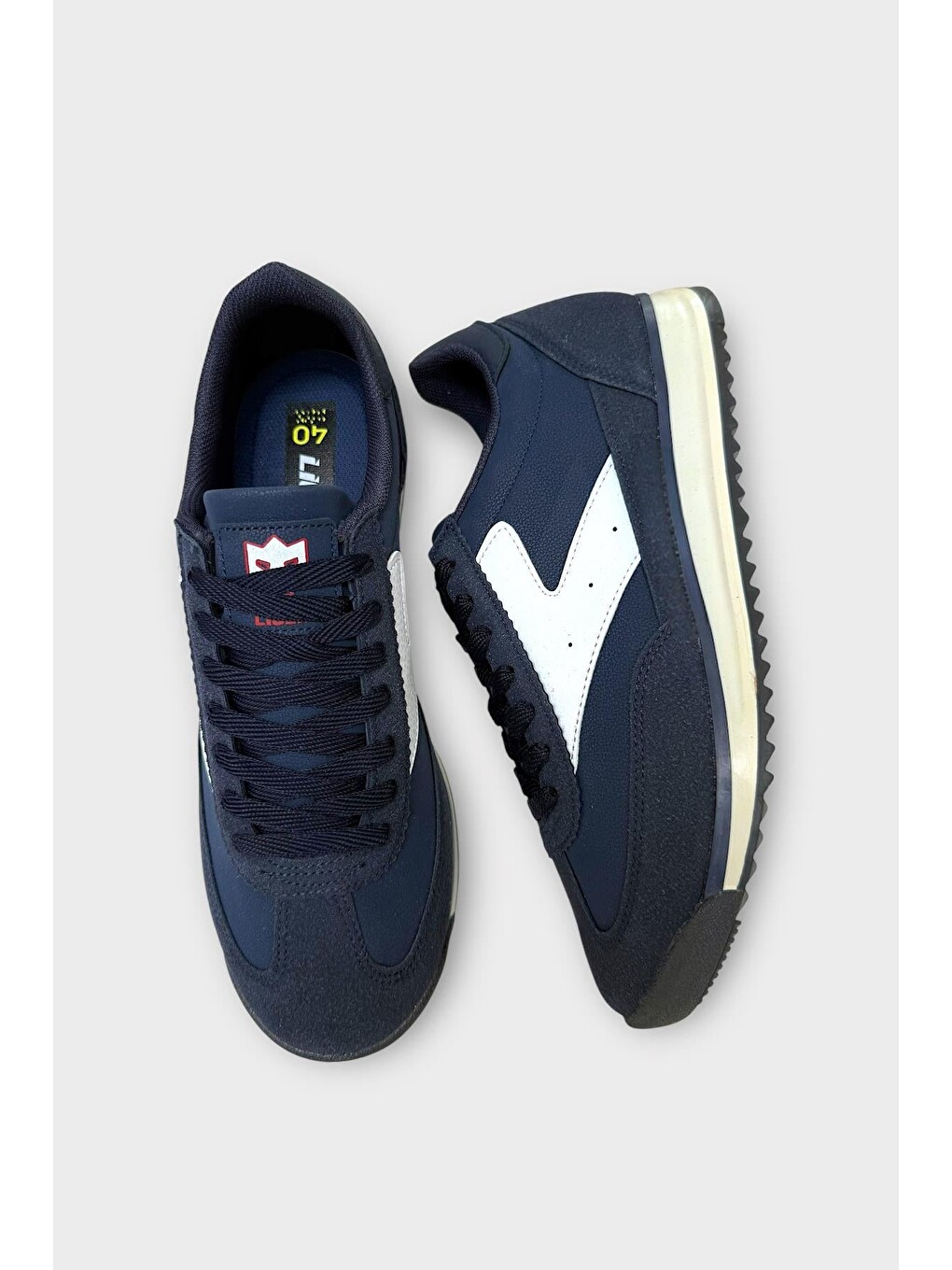 Erkek Günlük Hafif Rahat Taban Sneaker Ayakkabı Lacivert-5