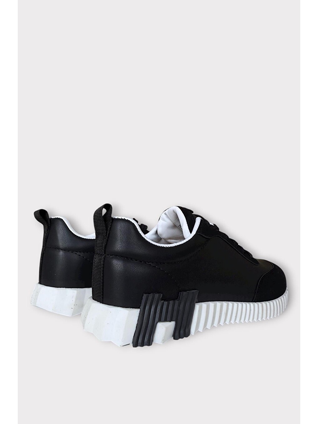 Erkek Günlük Sneaker Ayakkabı Siyah - Beyaz-4