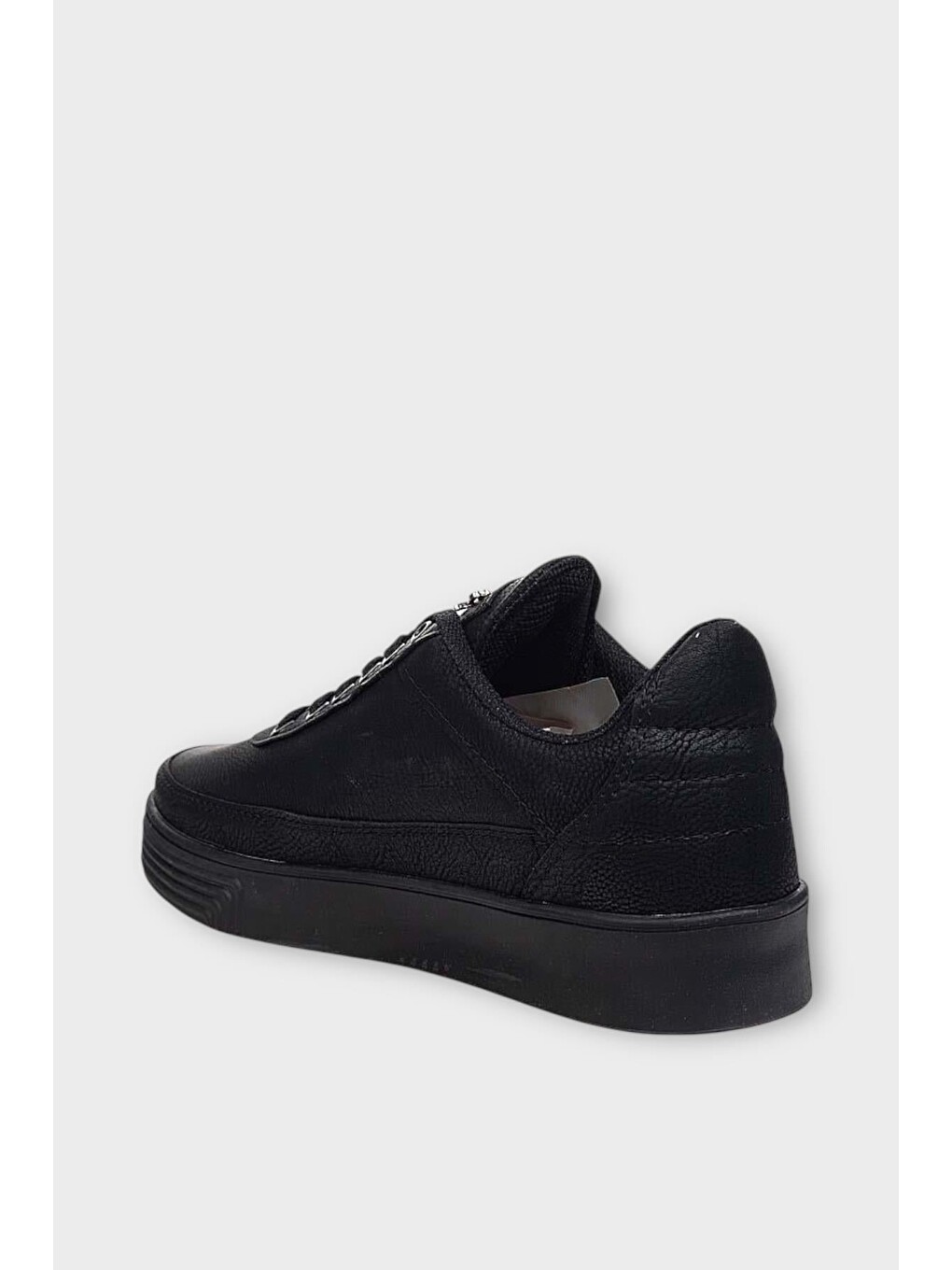 Erkek Günlük Yumuşak İç Astarlı Sneaker Spor Ayakkabı Siyah-2