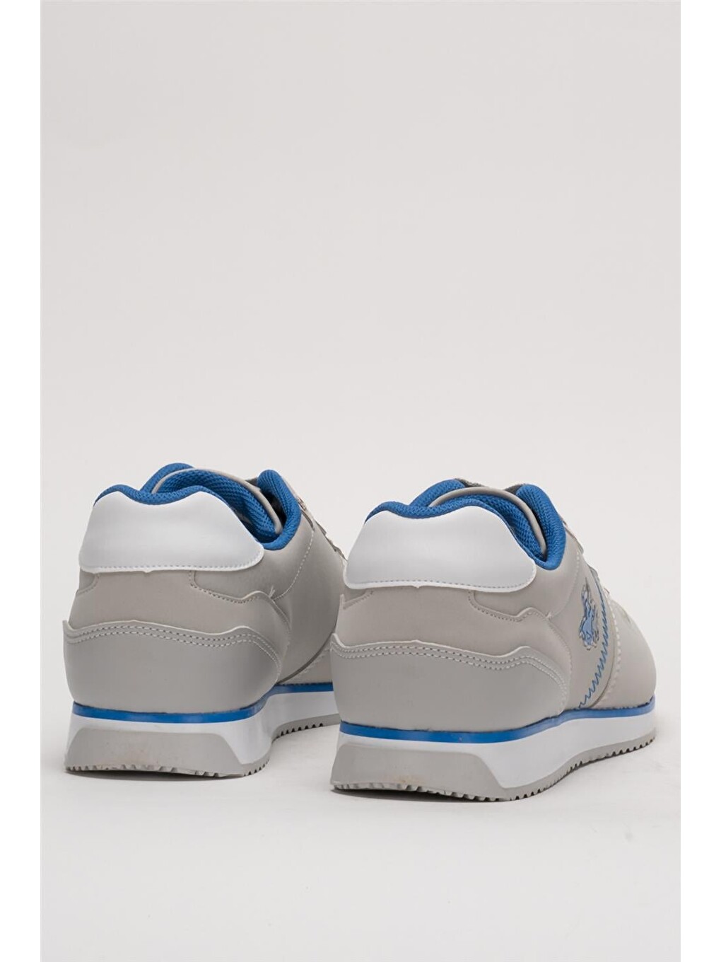 Gri Erkek Günlük Cilt Sneaker Ayakkabı Buz - Saks-3