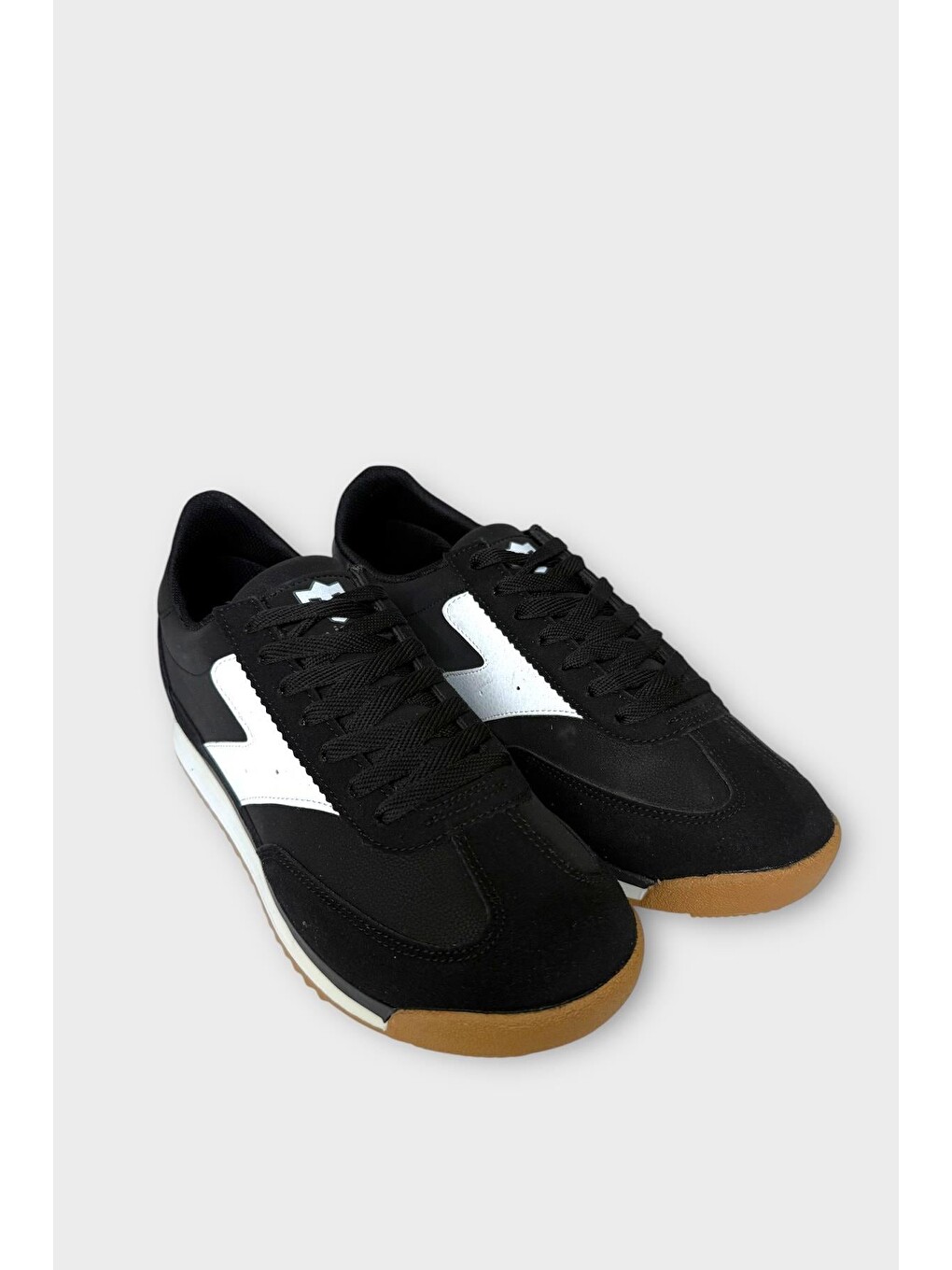 Erkek Günlük Hafif Rahat Taban Sneaker Ayakkabı Siyah - Beyaz-3