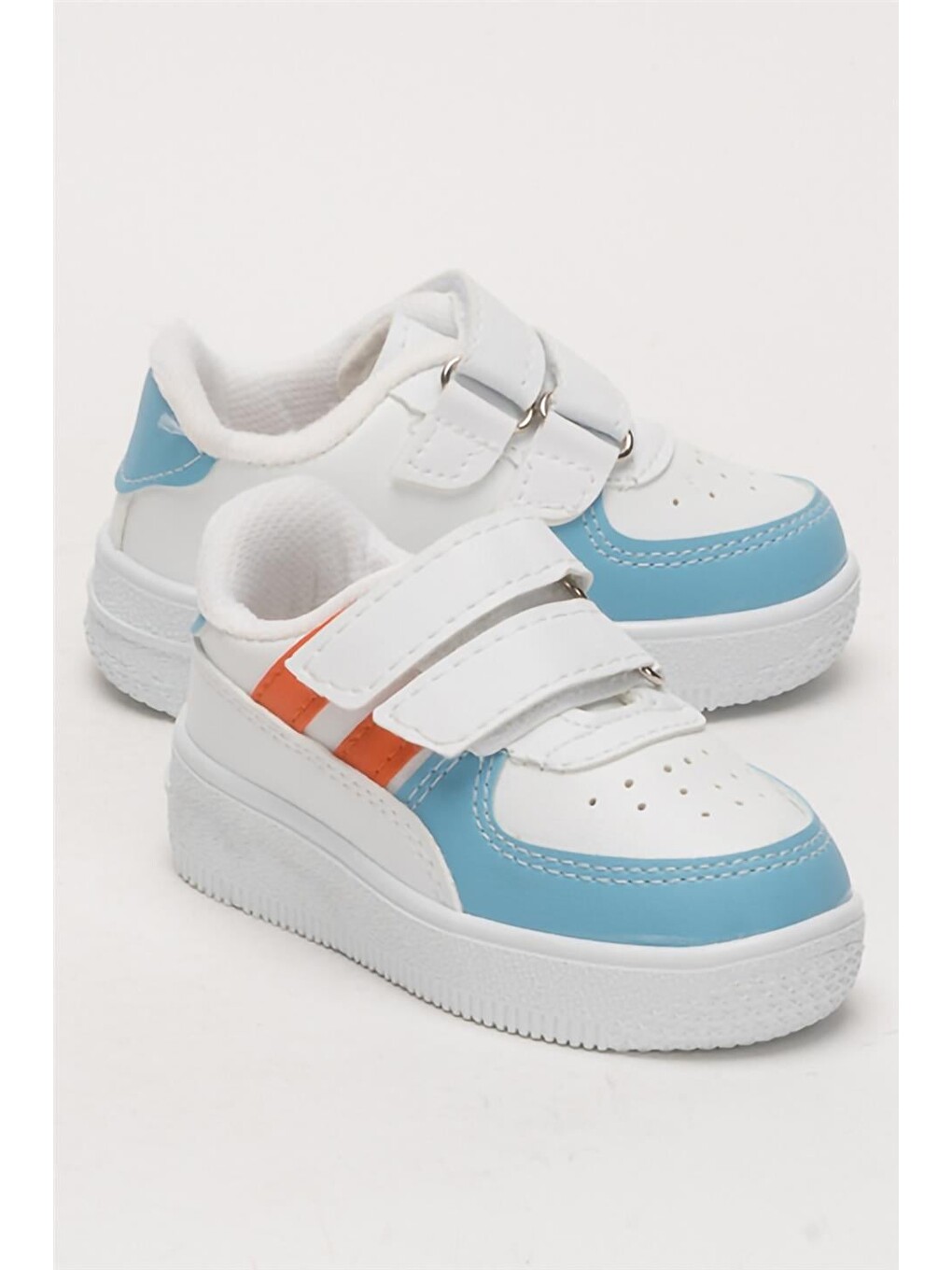 Çocuk Sneaker Spor Ayakkabı Mavi - Beyaz-1