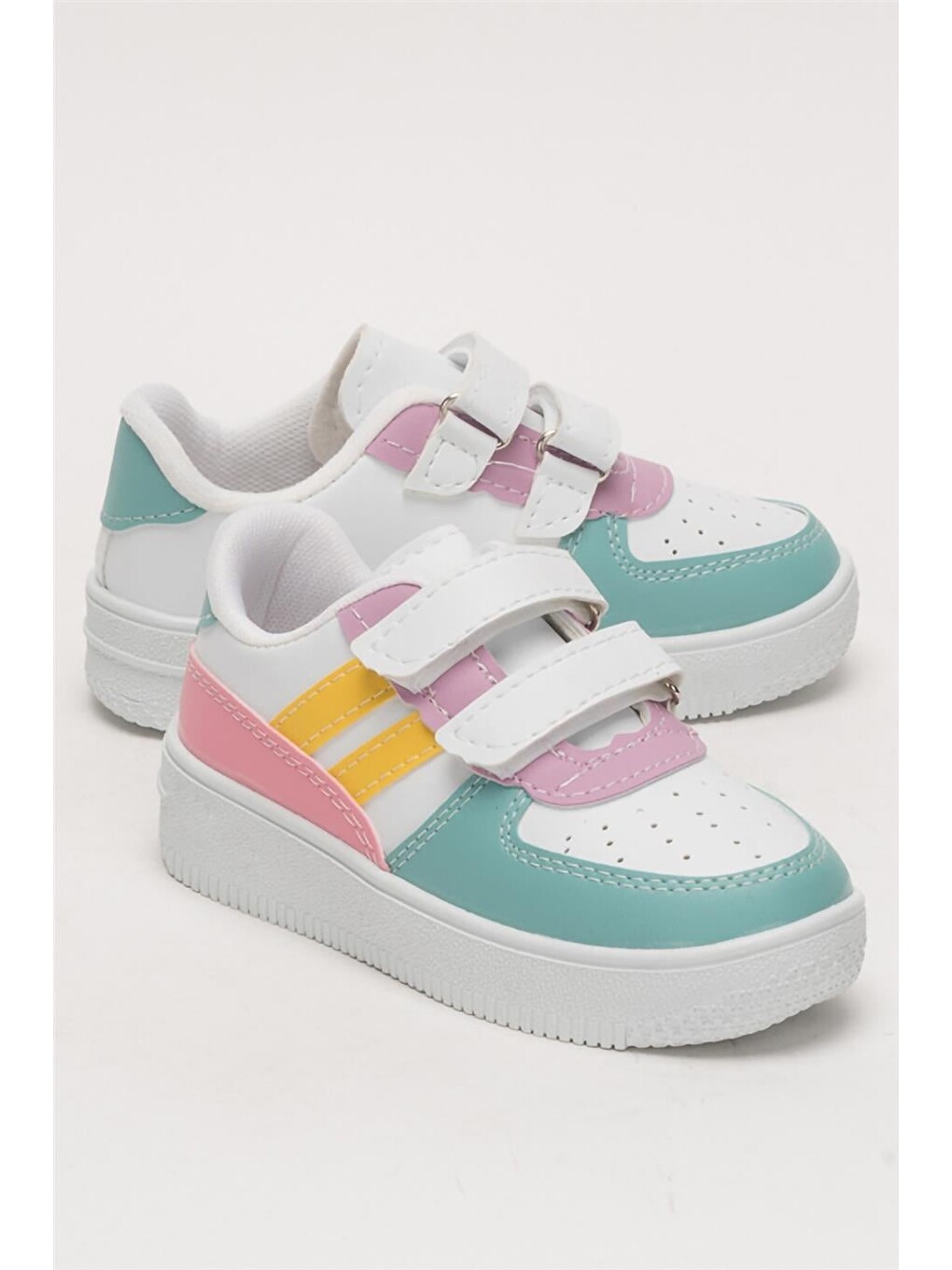 Çocuk Sneaker Spor Ayakkabı Beyaz-lila-1