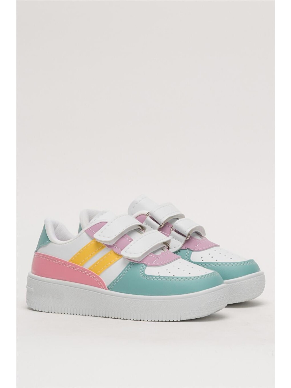 Çocuk Sneaker Spor Ayakkabı Beyaz-lila-2