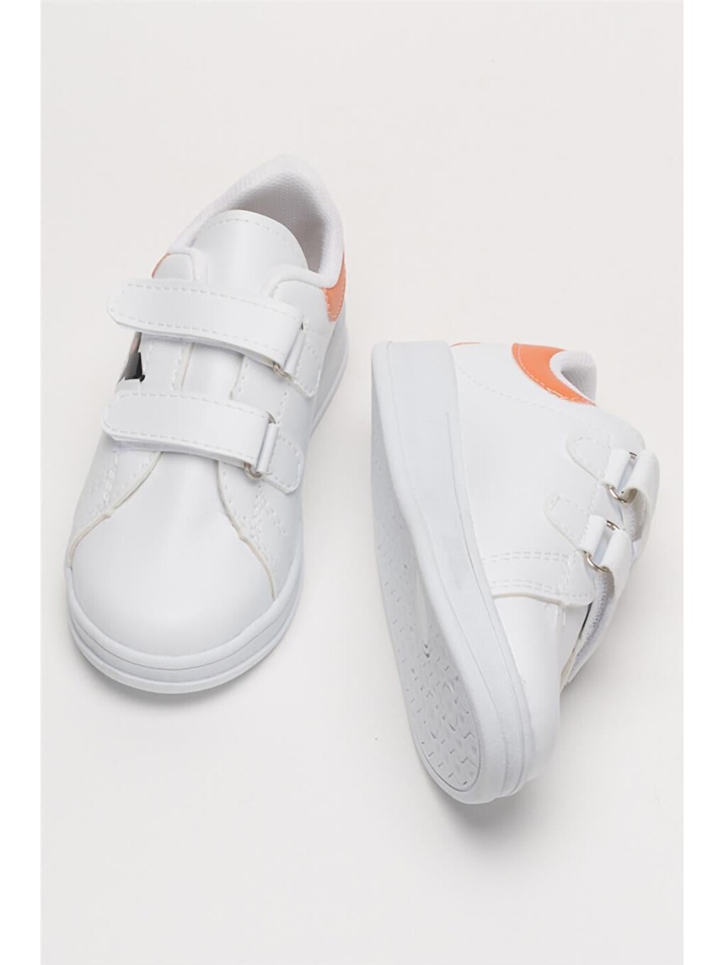 Çocuk Kuromi Baskılı Cırtlı Unisex Spor Ayakkabı Turuncu-6
