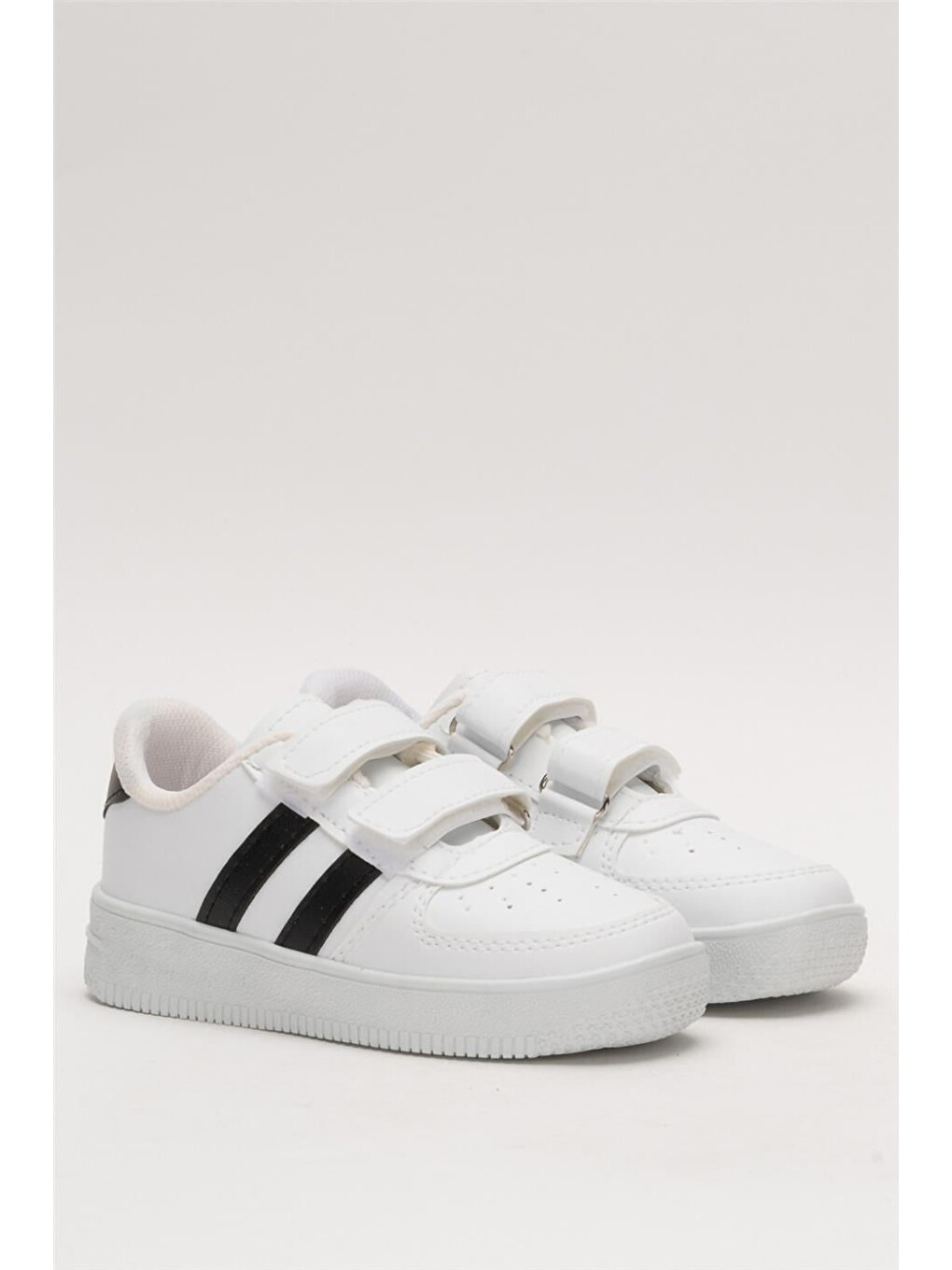 Çocuk Sneaker Spor Ayakkabı Beyaz-siyah-2