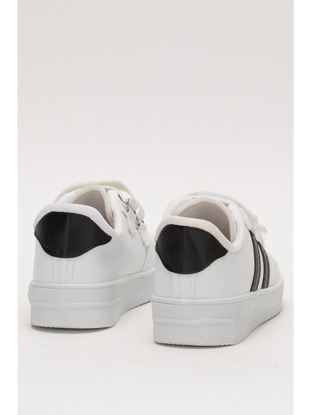 Çocuk Sneaker Spor Ayakkabı Beyaz-siyah-3