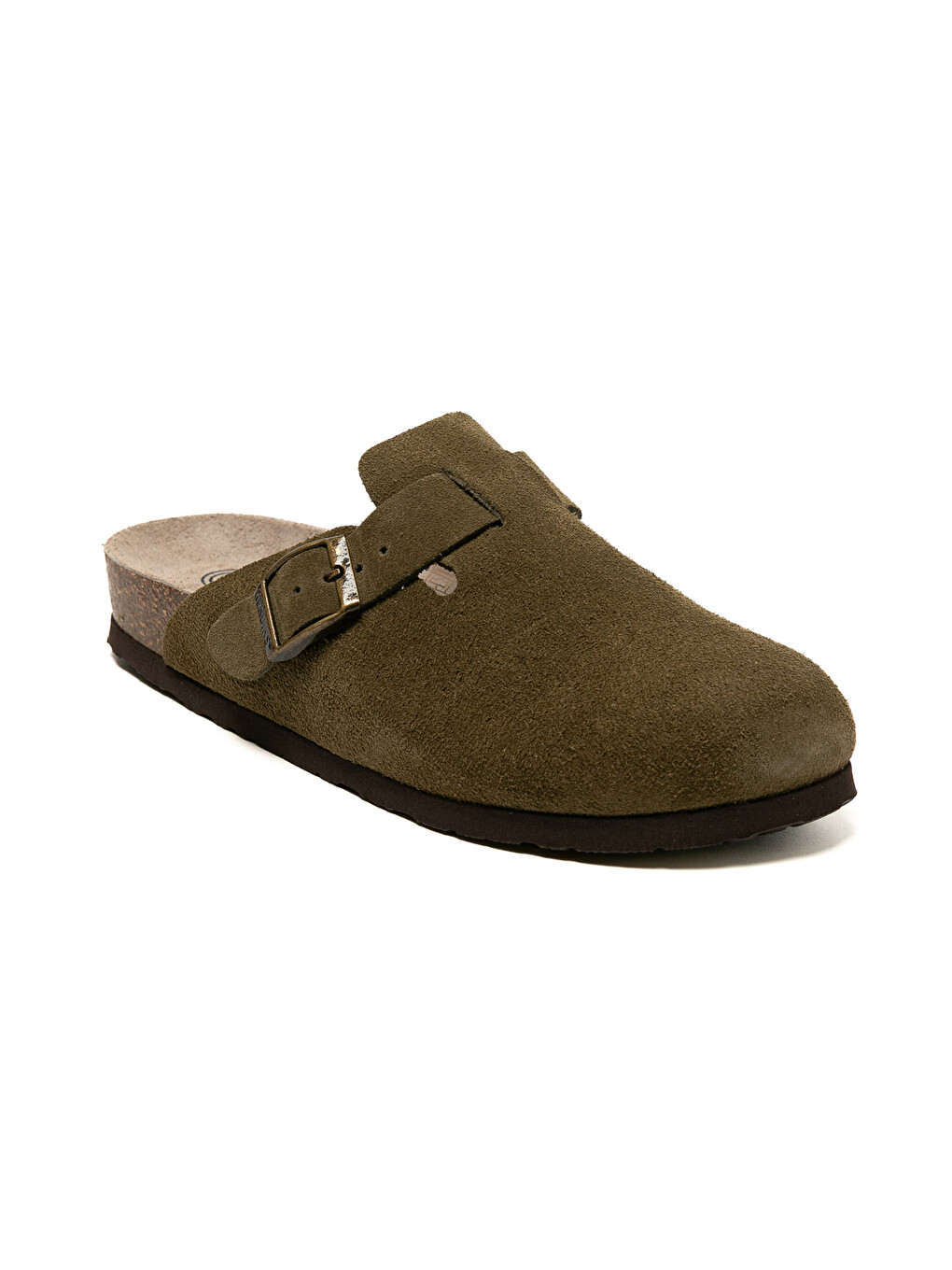 Haki Kadın Terlik G105944 Rıva Velour Kaki-1