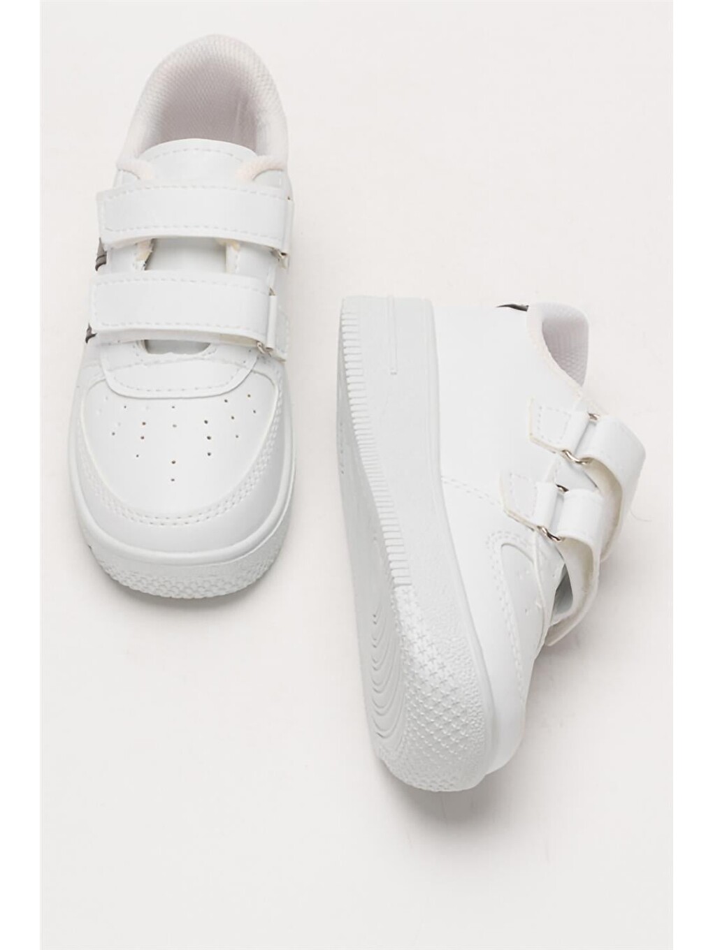 Çocuk Sneaker Spor Ayakkabı Beyaz-siyah-6