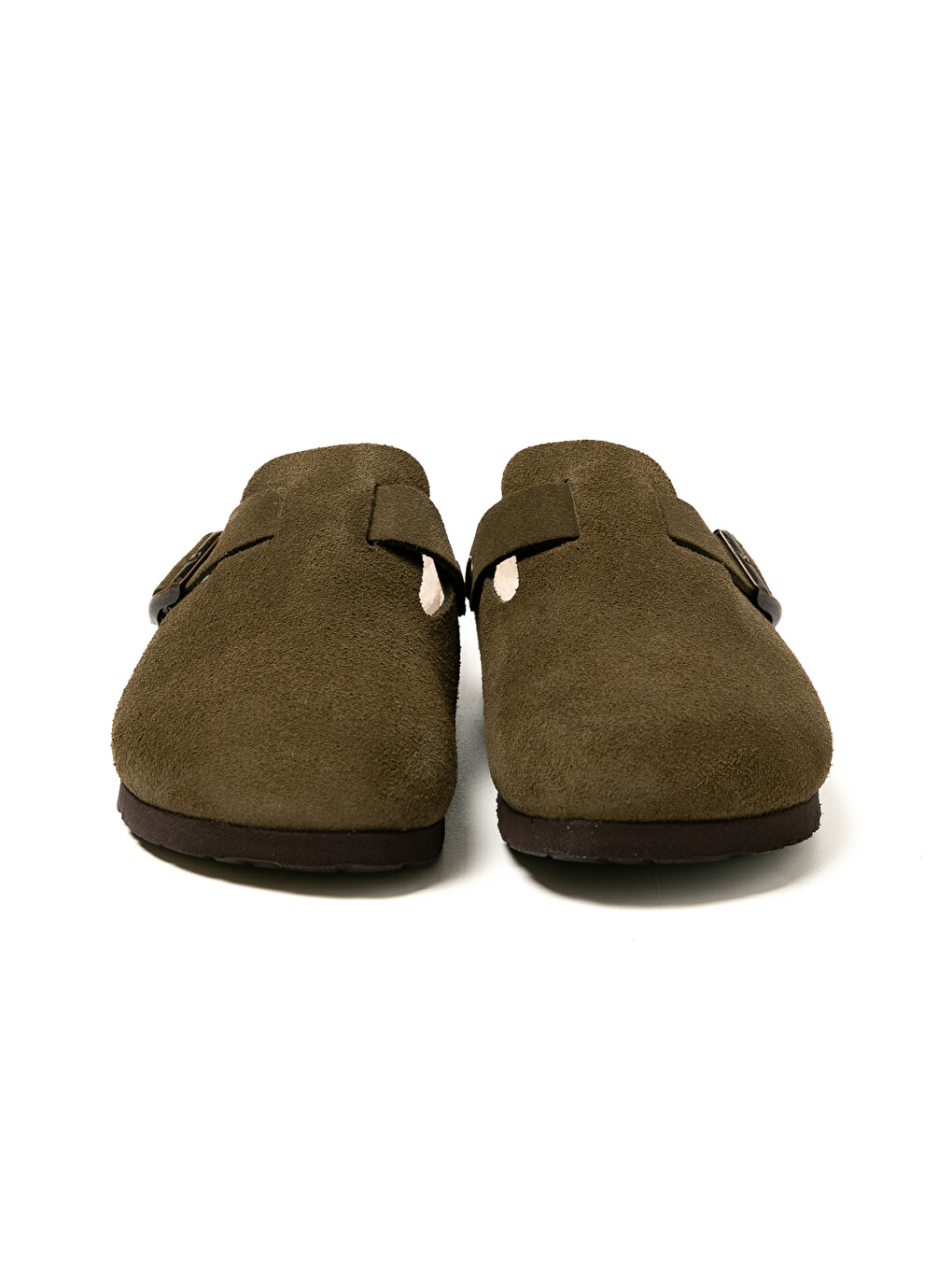 Haki Kadın Terlik G105944 Rıva Velour Kaki-3