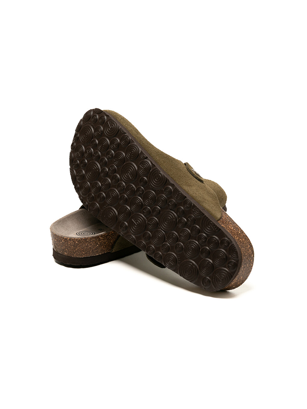 Haki Kadın Terlik G105944 Rıva Velour Kaki-5