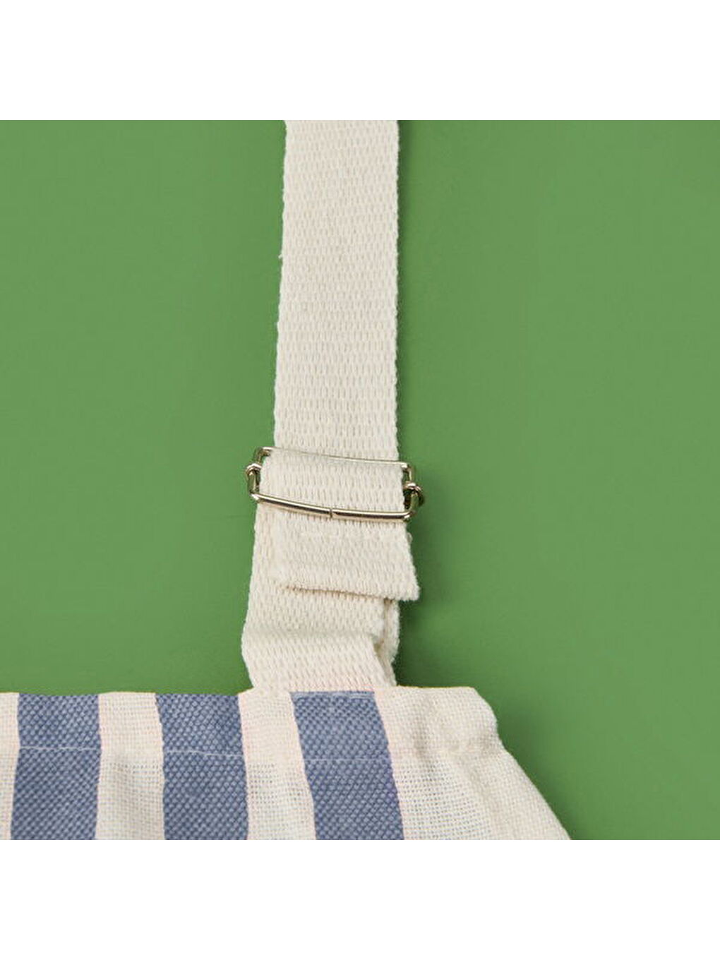 Soft Zoe Mutfak Önlüğü - Ekru / Mavi - 54x78 cm-6