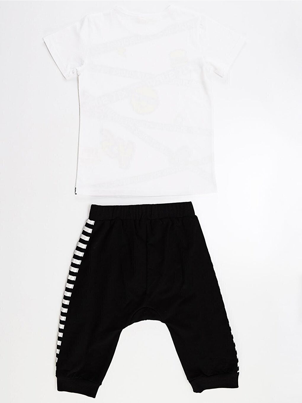 Karışık Survival Erkek Çocuk Tişört Kapri Şort Takım-3